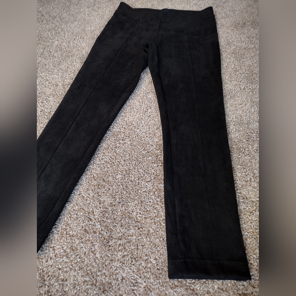 Andrew Marc Faux Suede Micro suede Pants Women's Medium - Picture 4 of 8